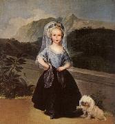 Francisco de Goya, Portrait of Mana Teresa de Borbon Y Vallabriga